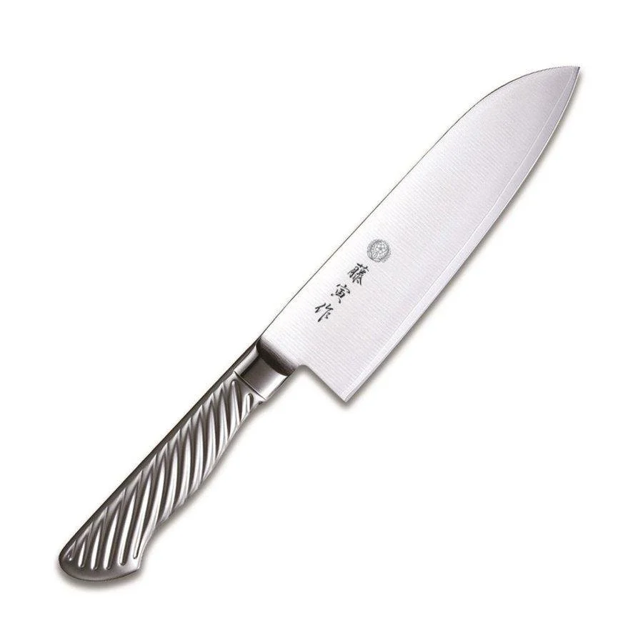 Tojiro Fujitora DP Cobalt All Metal Santoku Knife 170mm FU-895 - Image 4